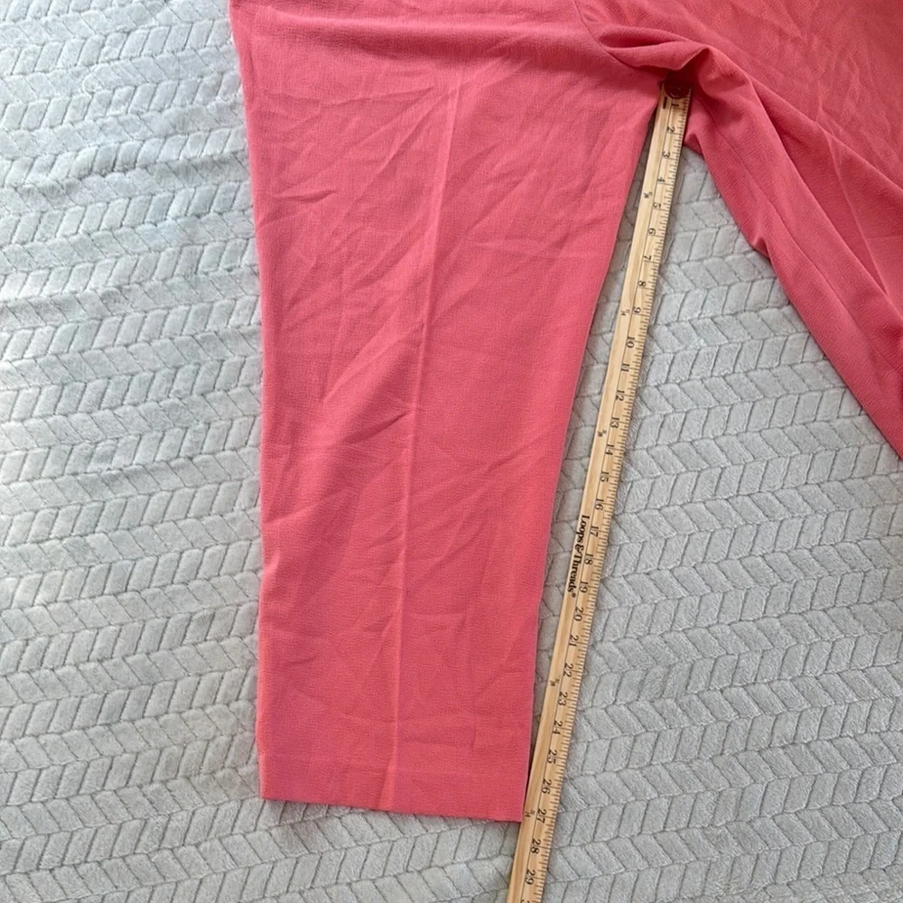 NWT Bar III Pink Ankle Pants Size 18W